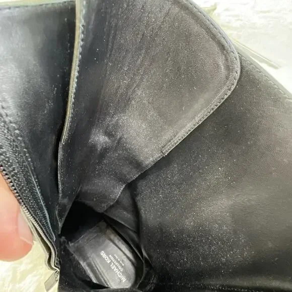 MICHAEL KORS-Military Boots/Calf High-Made in Italy-Worn 1x-No Box - Picture 14 of 16